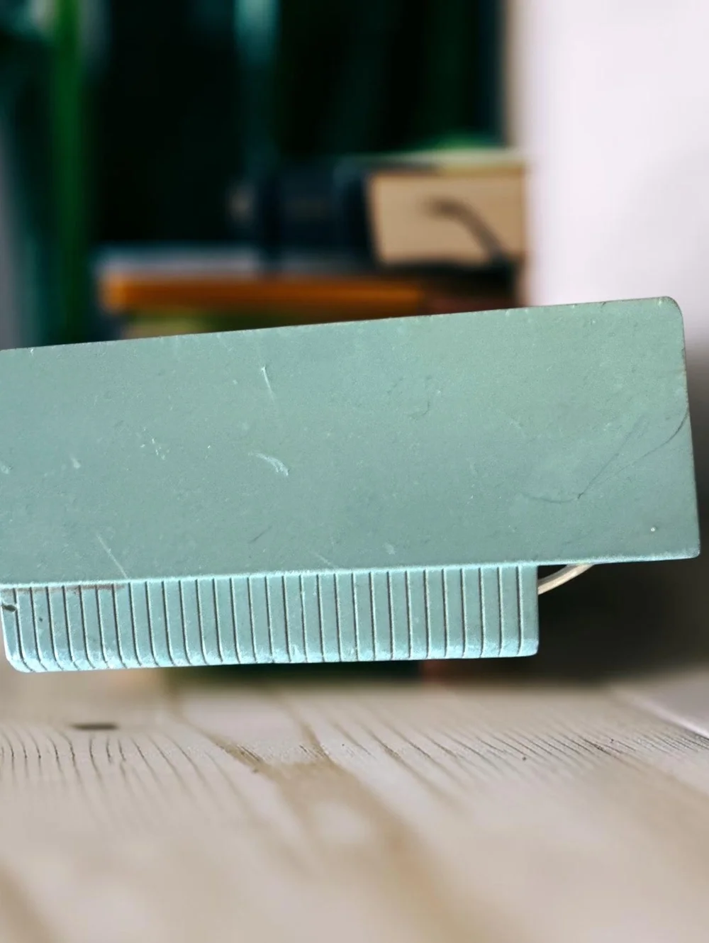 Vintage GE Telechron Electric Alarm Clock Model 7H621B Green Mid Century Decor